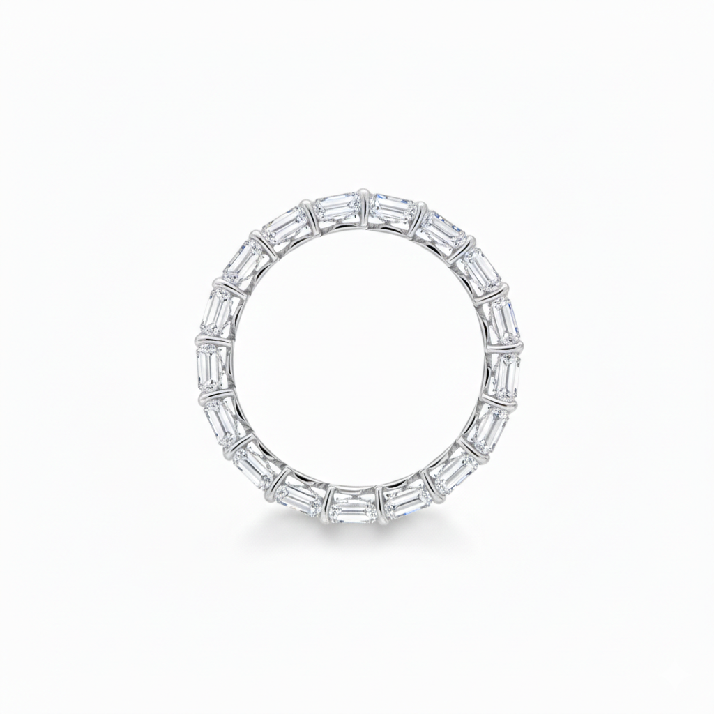 Pear Cut Eternity Ring