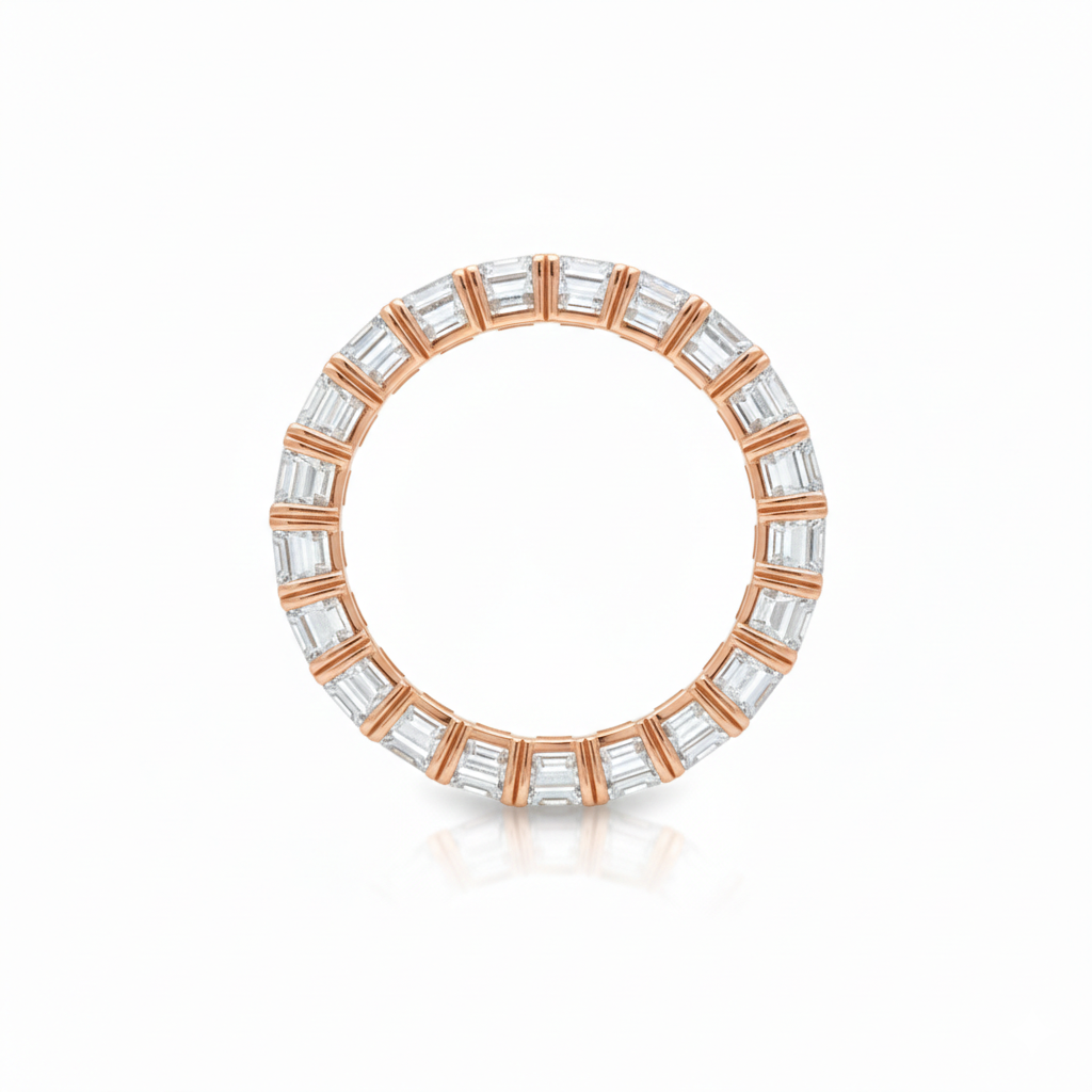 Asscher Cut Eternity Ring