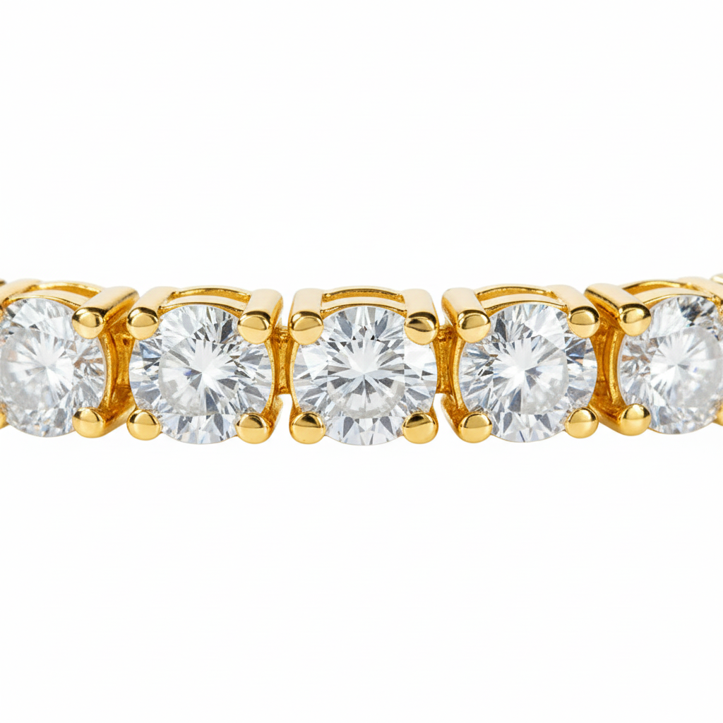 Classic Four-Prong Diamond Tennis Bracelet