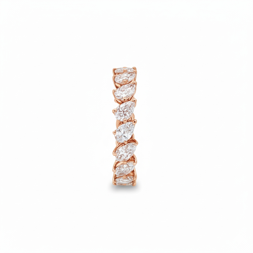 Pear Cut Eternity Ring