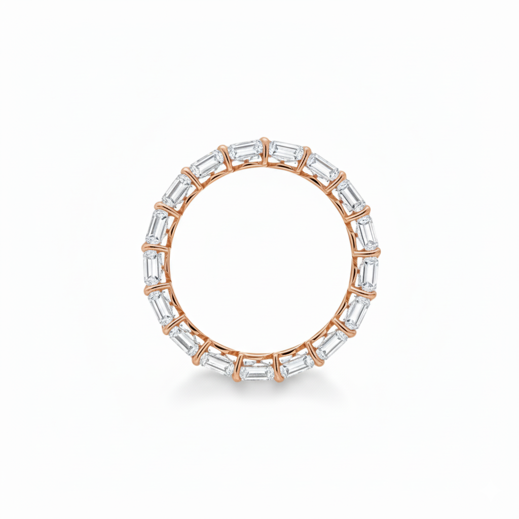 Pear Cut Eternity Ring