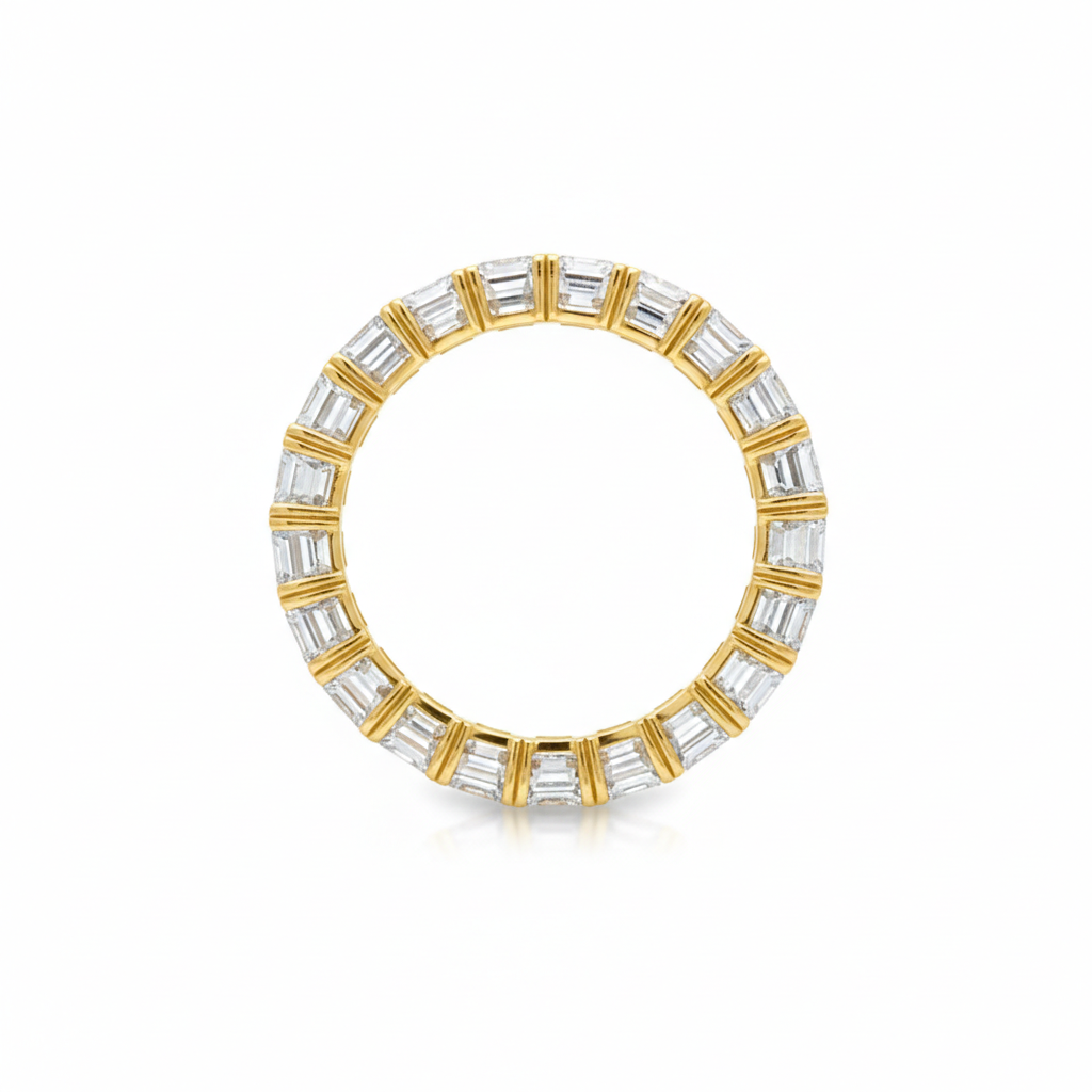 Asscher Cut Eternity Ring