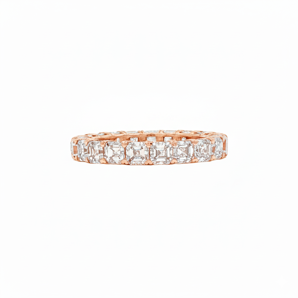 Asscher Cut Eternity Ring