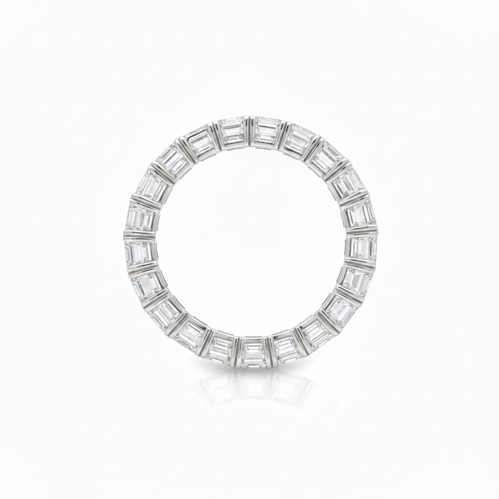 Asscher Cut Eternity Ring