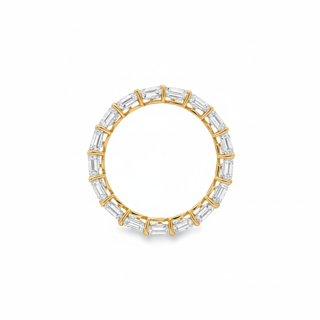 Pear Cut Eternity Ring
