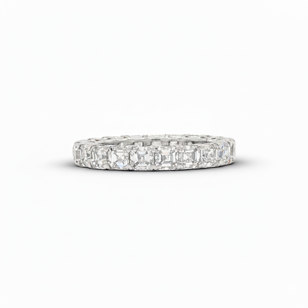Asscher Cut Eternity Ring